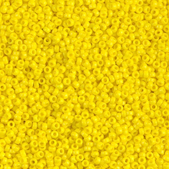 Picture of Miyuki Rocaille 15/0 404 Opaque Yellow x10g