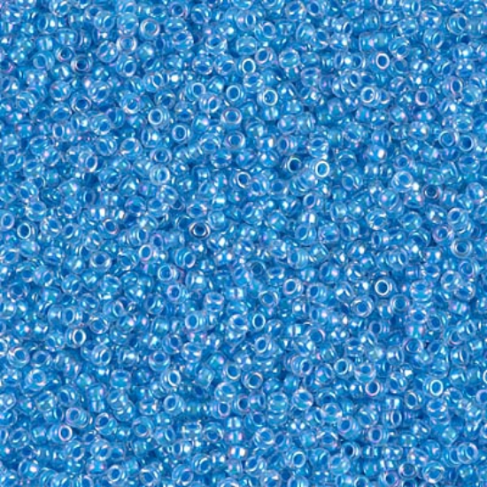 Picture of Miyuki Rocaille 15/0 2205 Lined Light Blue AB x10g