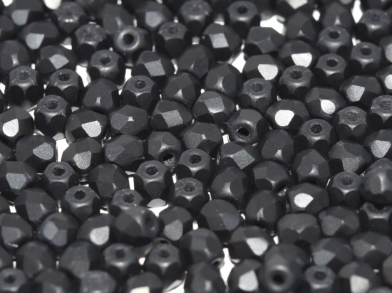 Picture of Fire-Polished 2mm Jet Mat x50