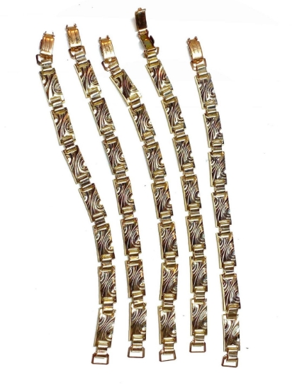Picture of Vintage bracelet Gold Tone x5