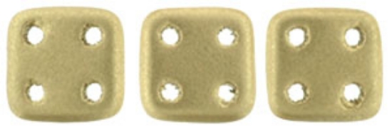 Picture of CzechMates QuadraTile 6mm Aztec Gold x10g