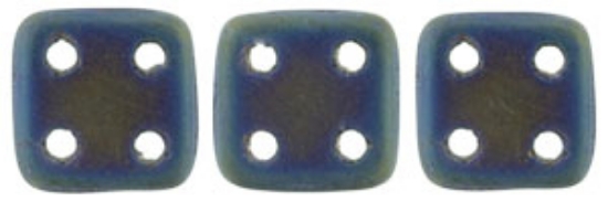 Picture of CzechMates QuadraTile 6mm Jet Blue Iris Mat x10g
