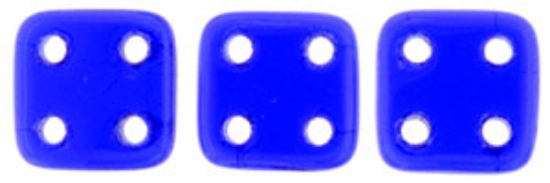 Picture of CzechMates QuadraTile 6mm Cobalt x10g