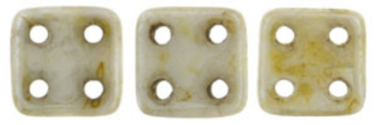 Picture of CzechMates QuadraTile 6mm Chalk Honey Drizzle  x10g
