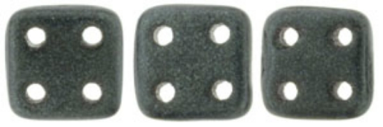 Picture of CzechMates QuadraTile 6mm Metallic Suede Dark Forest x10g