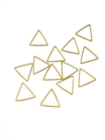 Bild von Component Triangle 12mm raw brass x20