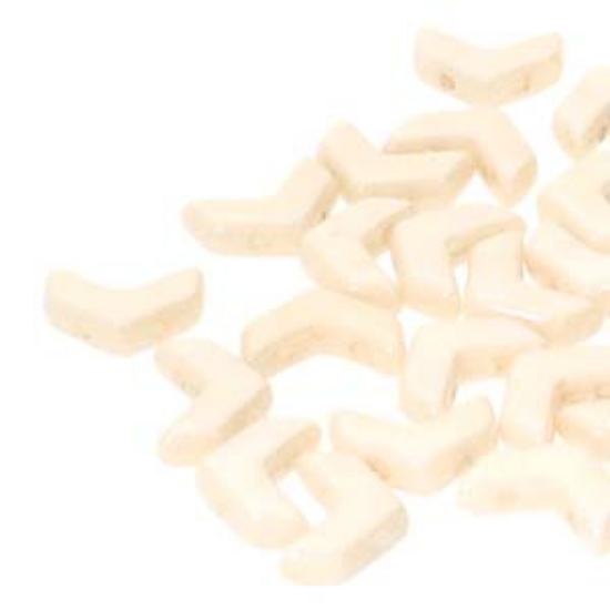 Picture of Chevron Duo 10x4mm Beige Luster x30