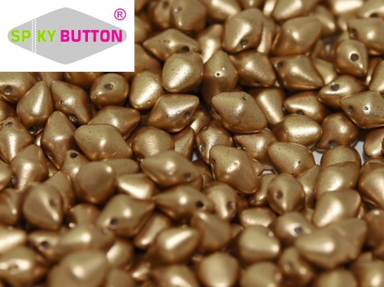Picture of Spiky Button 4,5x6,5mm Aztec Gold x50