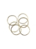 Picture of Component Ring 22mm round textured Gold x5