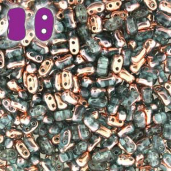 Picture of Bi-bo 5.5x2.8mm Aqua Capri Gold x10g
