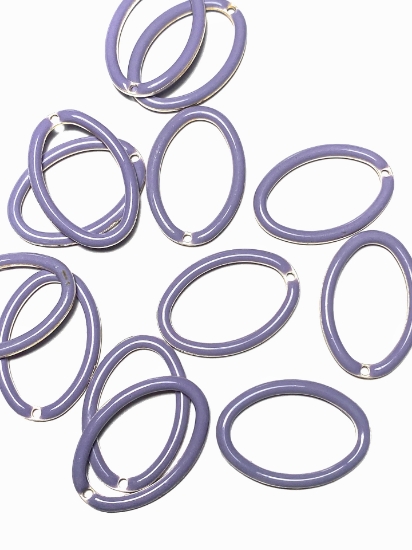 Picture of Candy Oval 22x15mm Light Purple x1