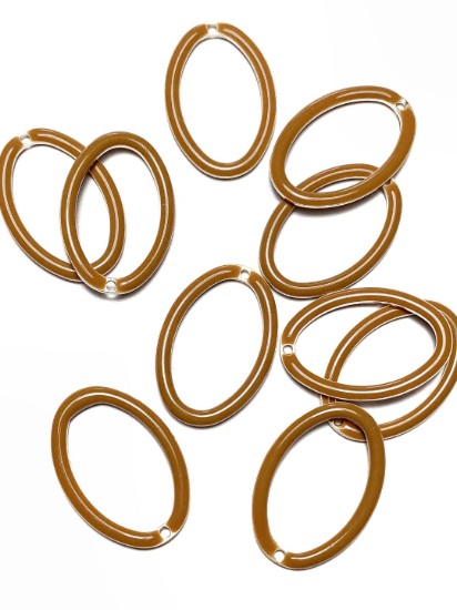 Picture of Candy Oval 22x15mm Choco x1