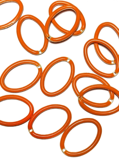 Picture of Candy Oval 22x15mm Orange x1