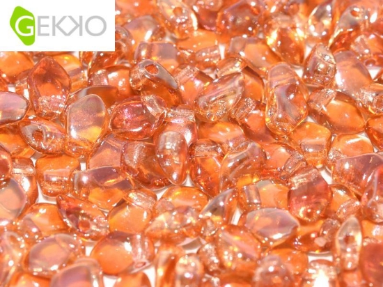 Picture of Gekko 3x5mm Crystal Apricot Medium x10g