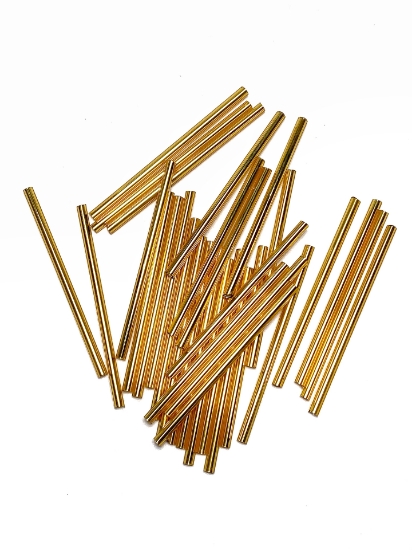Picture of Bugles 45mm Crystal Gold Lined x10