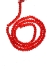 Picture of Faceted Rondelle 3x4mm Red Transparent x125