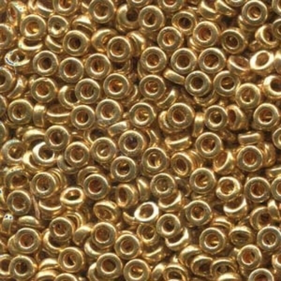 Picture of Miyuki Spacer 4202 2.2mm Duracoat Galvanized Gold x5g