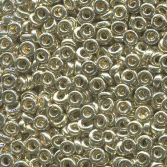 Picture of Miyuki Spacer 3mm 4201 Duracoat Galvanized Silver x5g