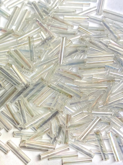 Picture of Toho Bugle #3 (9 mm) 161 Transparent Rainbow Crystal x10g