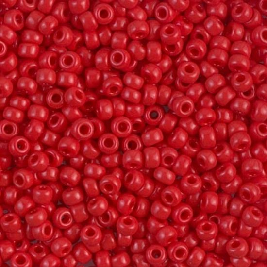 Picture of Miyuki Rocaille 8/0 408 Opaque Red x10g