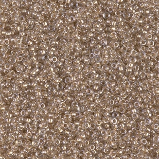 Picture of Miyuki Rocaille 15/0 1521 Sparkling Light Bronze Lined Crystal x10g