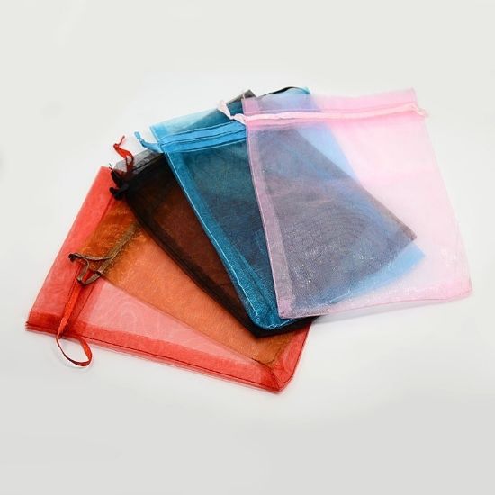 Picture of Organza Pouch 18x13cm Color Mix x50
