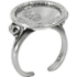 Picture of B & B Benbassat Ring adjustable Setting 16mm rivoli Silver Plated x1