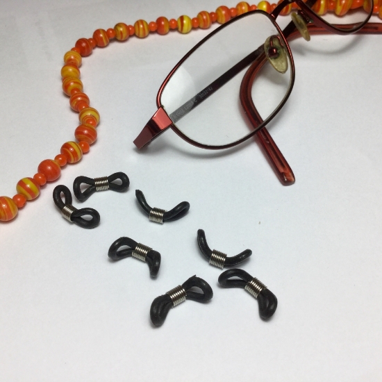 Picture of Eyeglass Holders 20x6mm Black x100