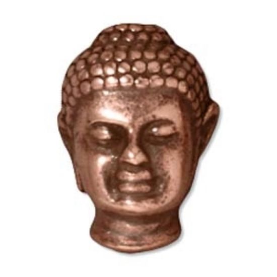 Picture of TierraCast Buddha Head 13x9.5mm Copper x1