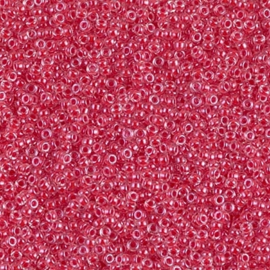 Picture of Miyuki Rocaille 15/0 226 Dark Coral Lined Crystal x10g