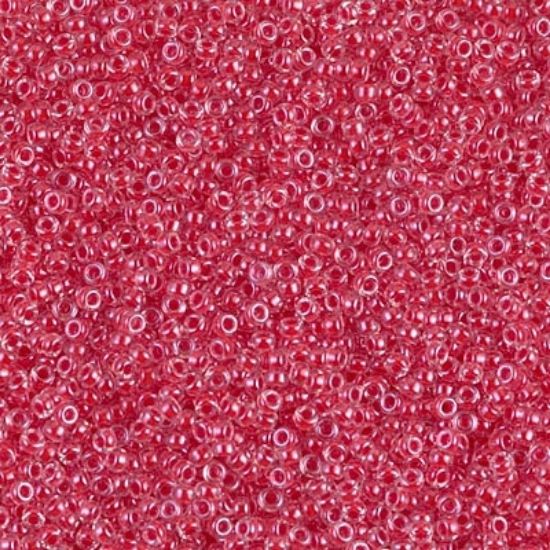 Picture of Miyuki Seed Beads 15/0 226 Dark Coral Lined Crystal x10g