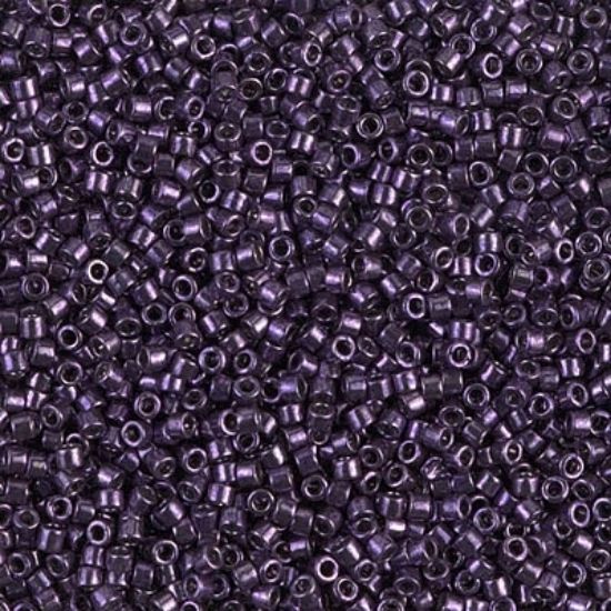 Picture of Miyuki Delica 11/0 DB464 Galvanized Dark Purple x5g