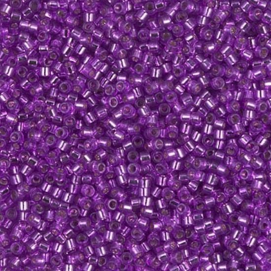 Picture of Miyuki Delica 11/0 DB1345 Silver Lined Red Violet  x10g