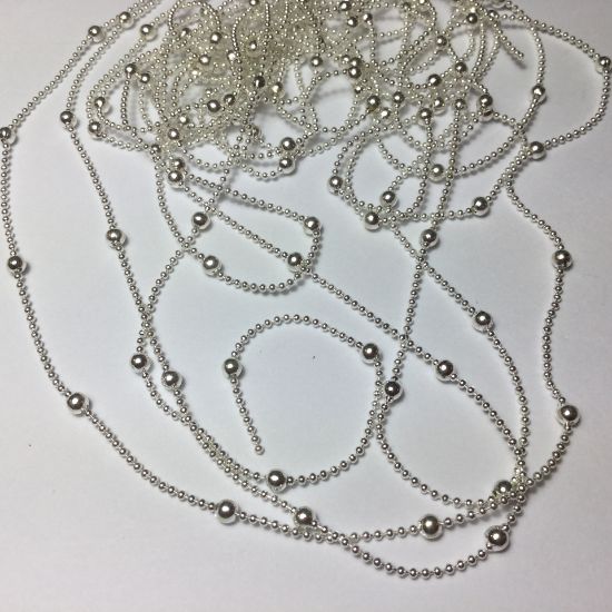 Picture of Ball Chain 1.5 & 3mm Silver Tone x1m