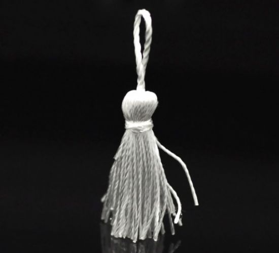 Picture of Tassel 45mm White x5