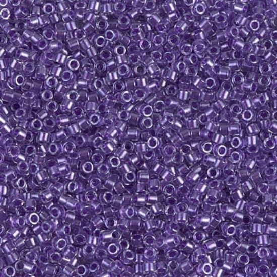 Picture of Miyuki Delica 11/0 DB906 Color Lined Shimmer Lavender x10g