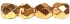 Picture of Fire-Polished 3mm 24kt Gold Plated x100