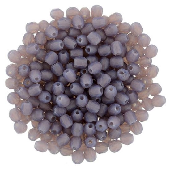 Picture of Fire-Polished 2mm Mat Milky Amethyst x50