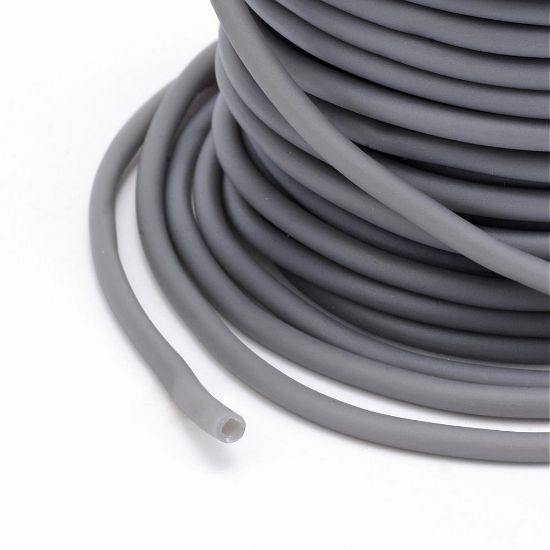 Picture of PVC hollow cord 2 mm Grey  x1m