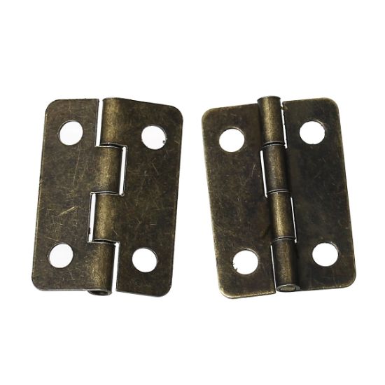 Picture of Hinges 22x15mm (rotated from 0 degrees to 280 degrees) Bronze x20