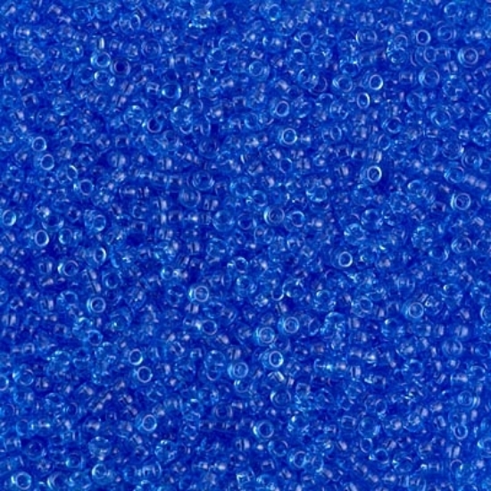 Picture of Miyuki Rocaille 15/0 150 Transparent Sapphire x10g
