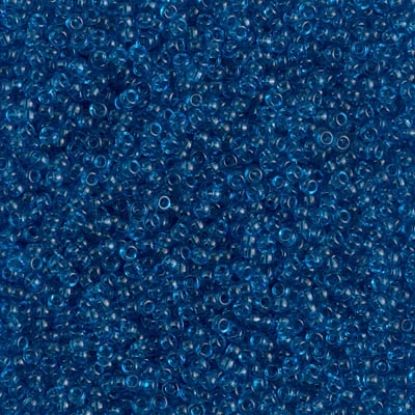 Изображение Miyuki Seed Beads 15/0 149 Transparent Capri Blue x10g