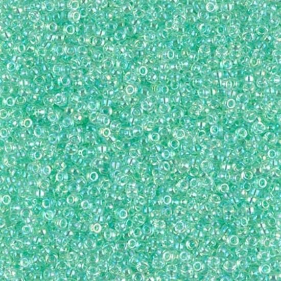Picture of Miyuki Rocaille 15/0 271 Light Mint Green Crystal AB x10g