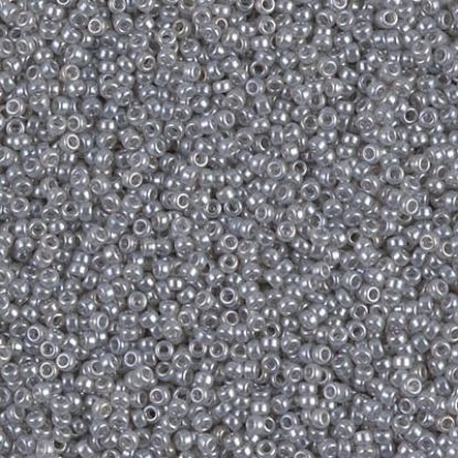 Picture of Miyuki Seed Beads 15/0 526 Silver Gray Ceylon x10g