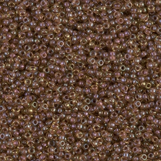 Picture of Miyuki Rocaille 15/0 379 Mauve Lined Light Topaz Luster x10g