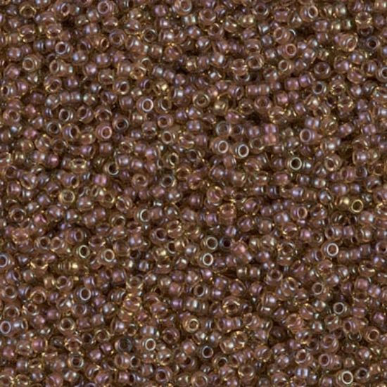 Picture of Miyuki Seed Beads 15/0 379 Mauve Lined Light Topaz Luster x10g