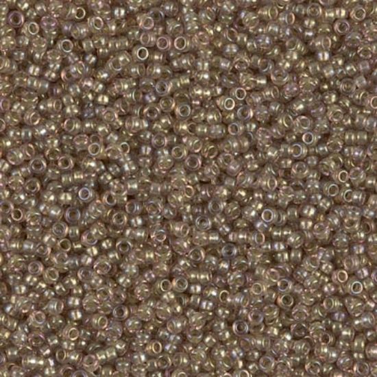 Picture of Miyuki Seed Beads 15/0 1837 Spkl Taupe Lined Smky Amy AB x10g