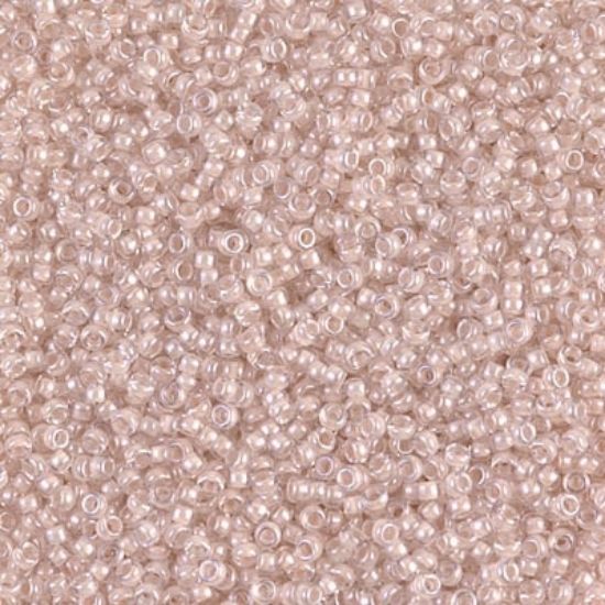 Picture of Miyuki Seed Beads 15/0 215 Blush Lined Crystal x10g
