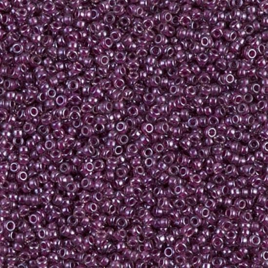 Picture of Miyuki Rocaille 15/0 1834 Magenta Lined Amethyst x10g