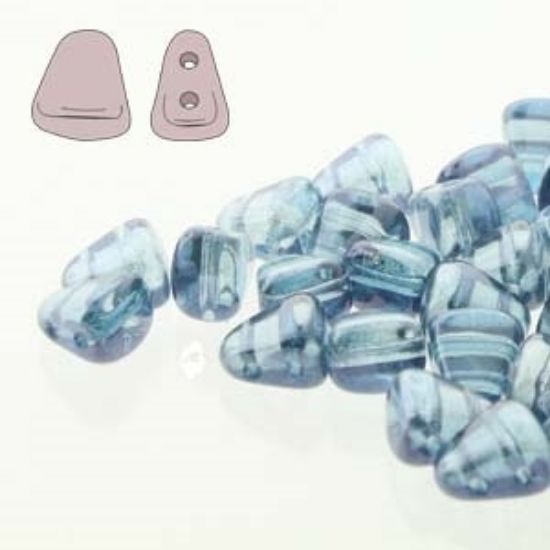 Picture of Nib-Bit 6x5mm Crystal Blue Luster x10g